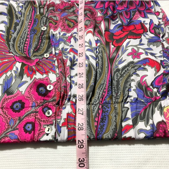 asos floral paisley print cold shoulder top-g2 - Picture 4 of 8